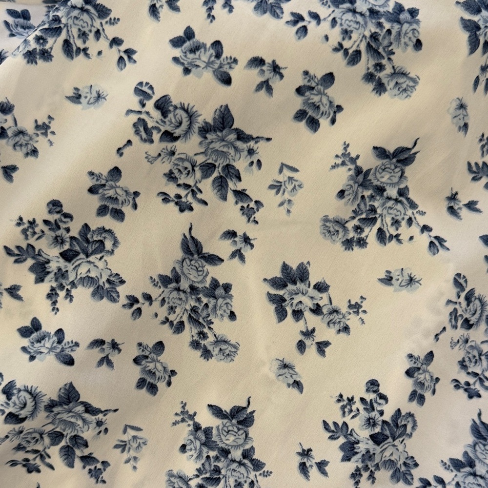 SHEIN Blue Floral Maxi Dress Large - Picture 9 of 9